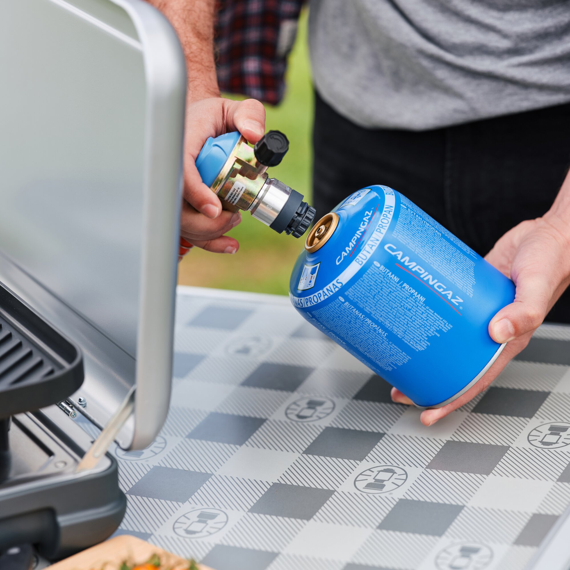 Gaskocher Camping Kitchen 2 GRILL & GO, Kartusche