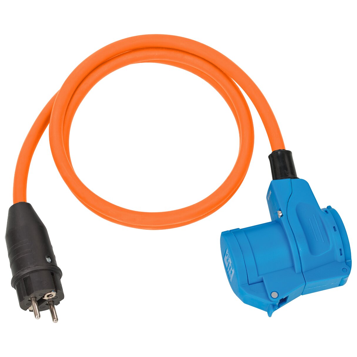 Winkeladapterkabel Schuko -> CEE