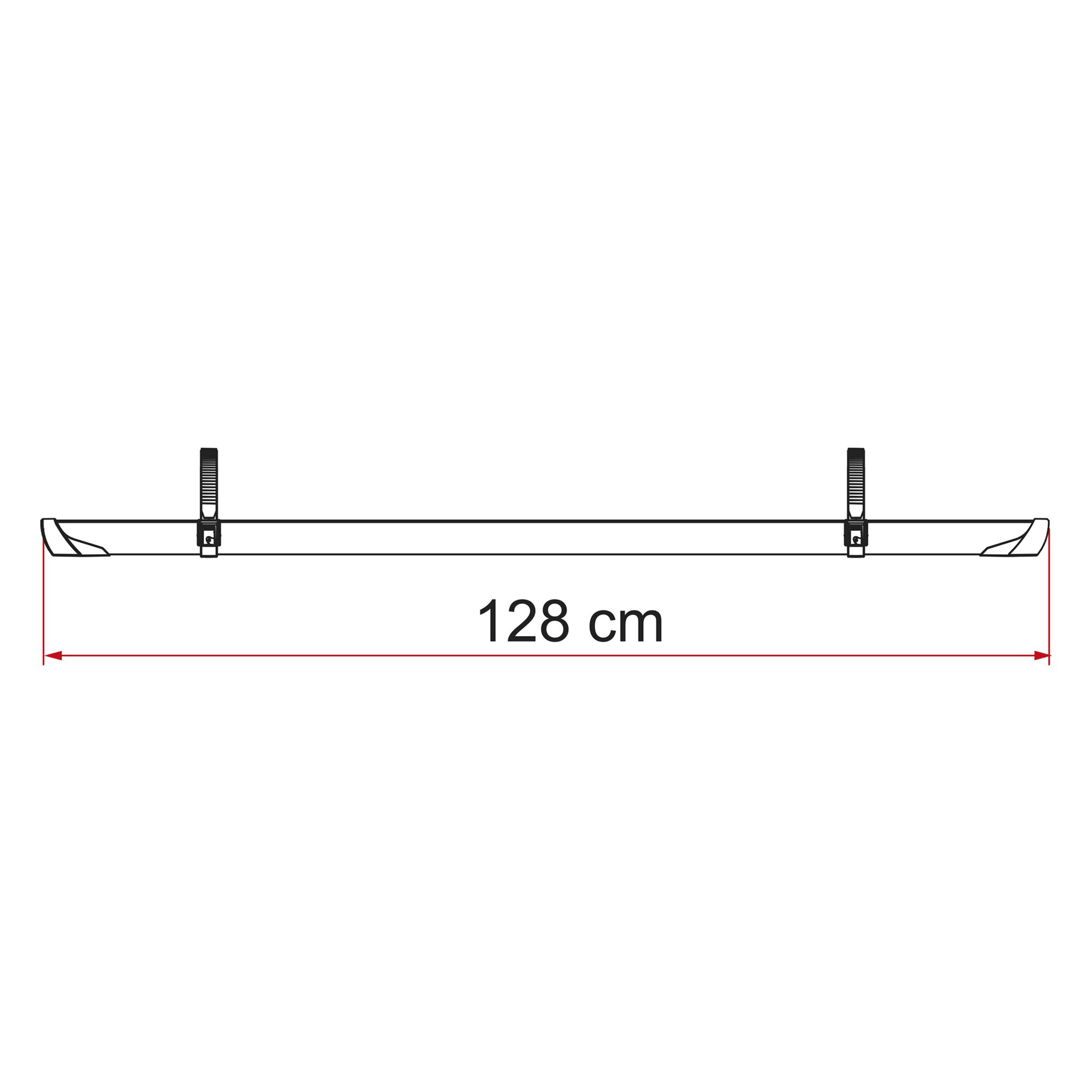 Fahrradschiene Rail Plus, silber