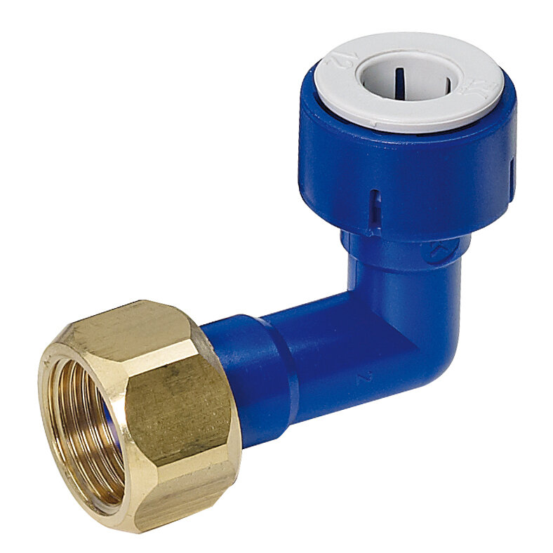 Winkelverbinder mit Verschraubung ½" UniQuick