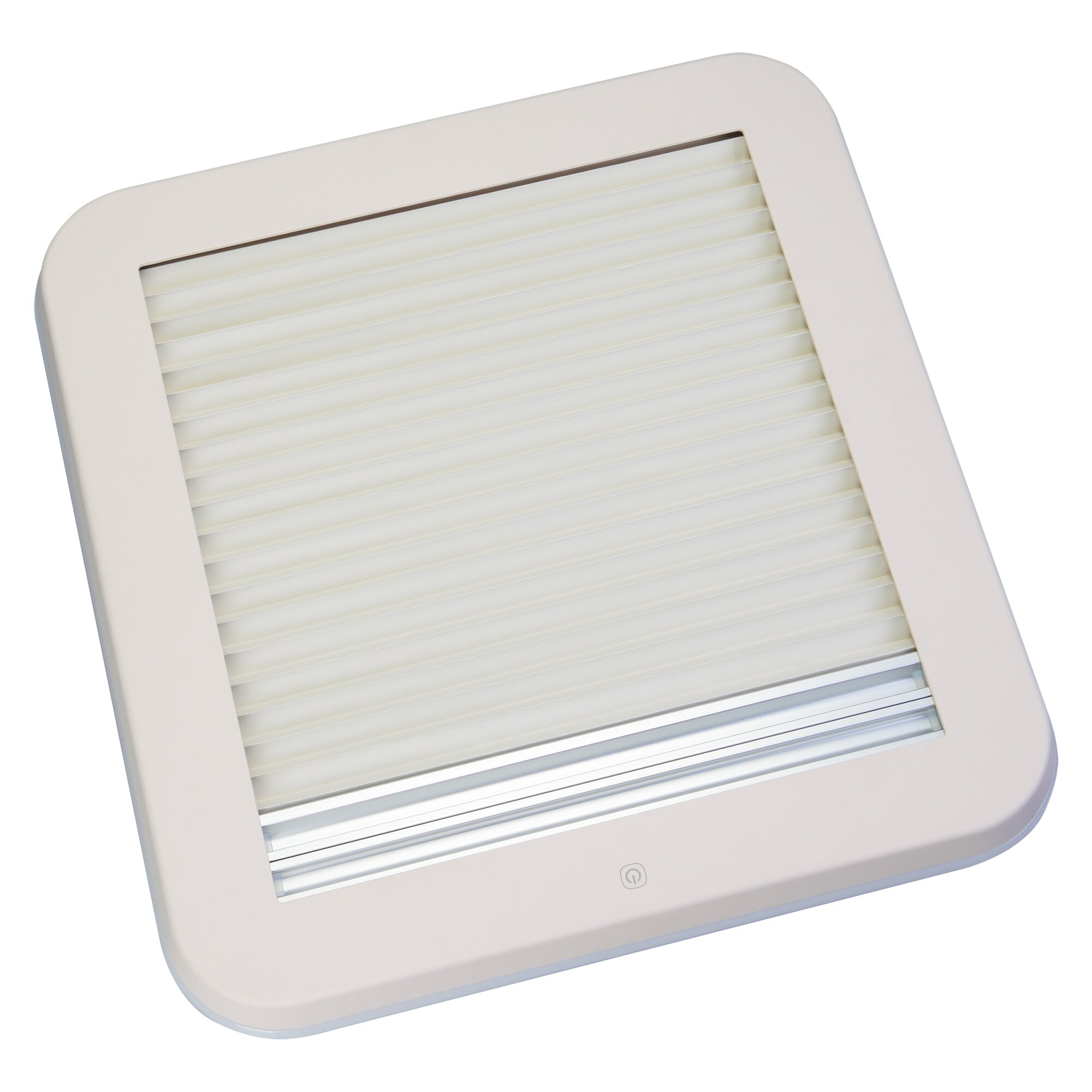 Dachfenster mit LED, Verdunkelungsrollo und Insektenschutz, 400 x 400 mm