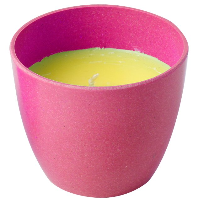 Citronella Kerze mit natürlichem Citronella-Öl, farblich sortiert