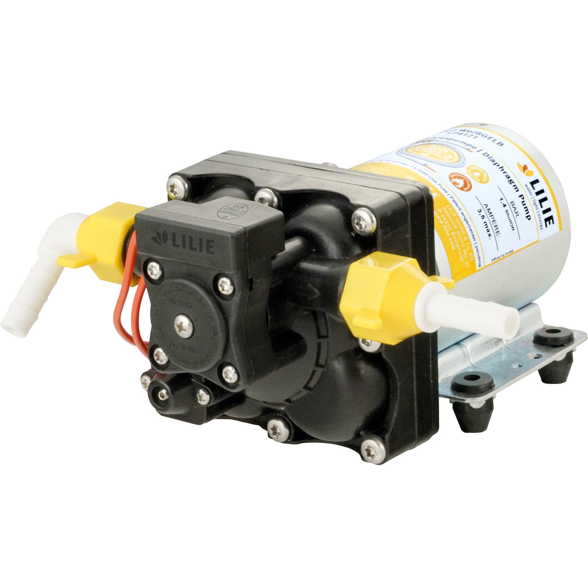 Membranpumpe SOFTSERIE® Trinkwassersystem WeißGELB®, 3,1 bar | 11,3 l/min
