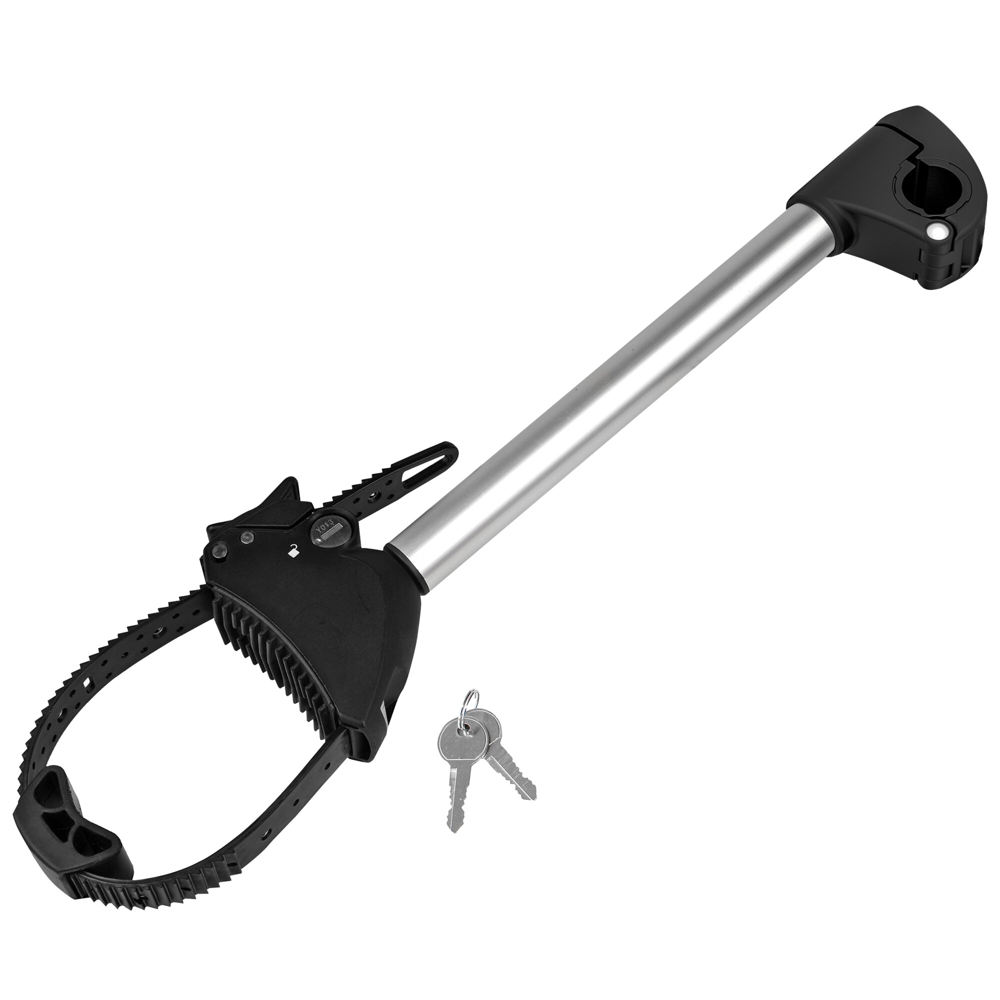 Strap-Rahmenhalter, lang, abnehmbar, silber